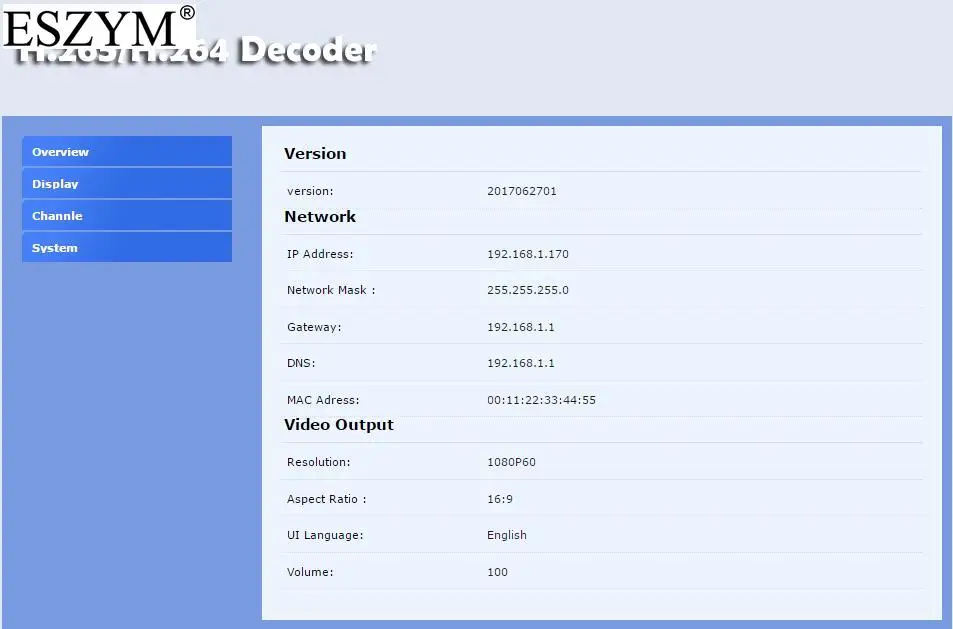 Декодер esтруда H.265/H.264 4K 1080P с CVBS и HDMI совместимый выход для замены верхней коробки