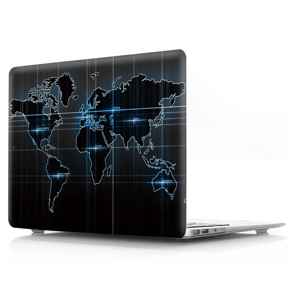LoliHippo карта мира защитный чехол для ноутбука Сменный Чехол Apple Macbook New Air Pro 11 13 15
