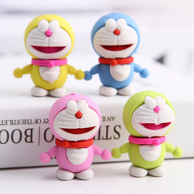 1 шт. Новинка doraemon ластик мультфильм Съемный резиновый креативный kawaii Канцтовары