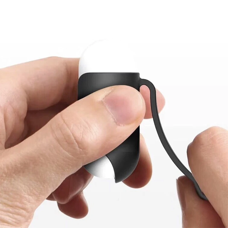 Чехол для Apple AirPods изысканный чехол с зажимом ремня ультратонкий противоударный