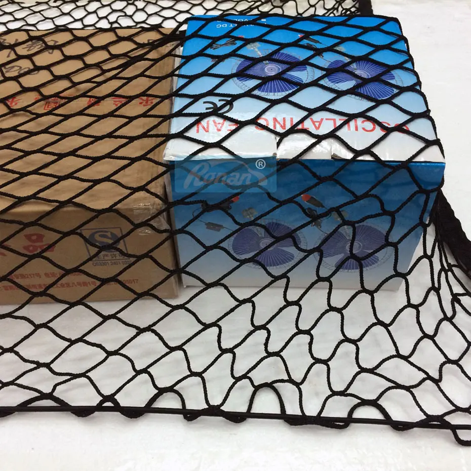 Universal Car Trunk Luggage Cargo Package/Storage/Organization 70 x 70cm Nylon Elastic Mesh Net With 4 Plastic Hooks | Автомобили и