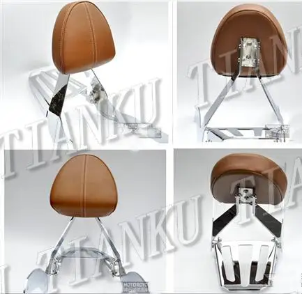 Хромированная сталь мотоцикл спинки Сисси Бар багажная стойка для индийского