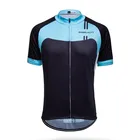 Футболка мужская с коротким рукавом, голубая одежда для велоспорта, майка для горных велосипедов, на лето
