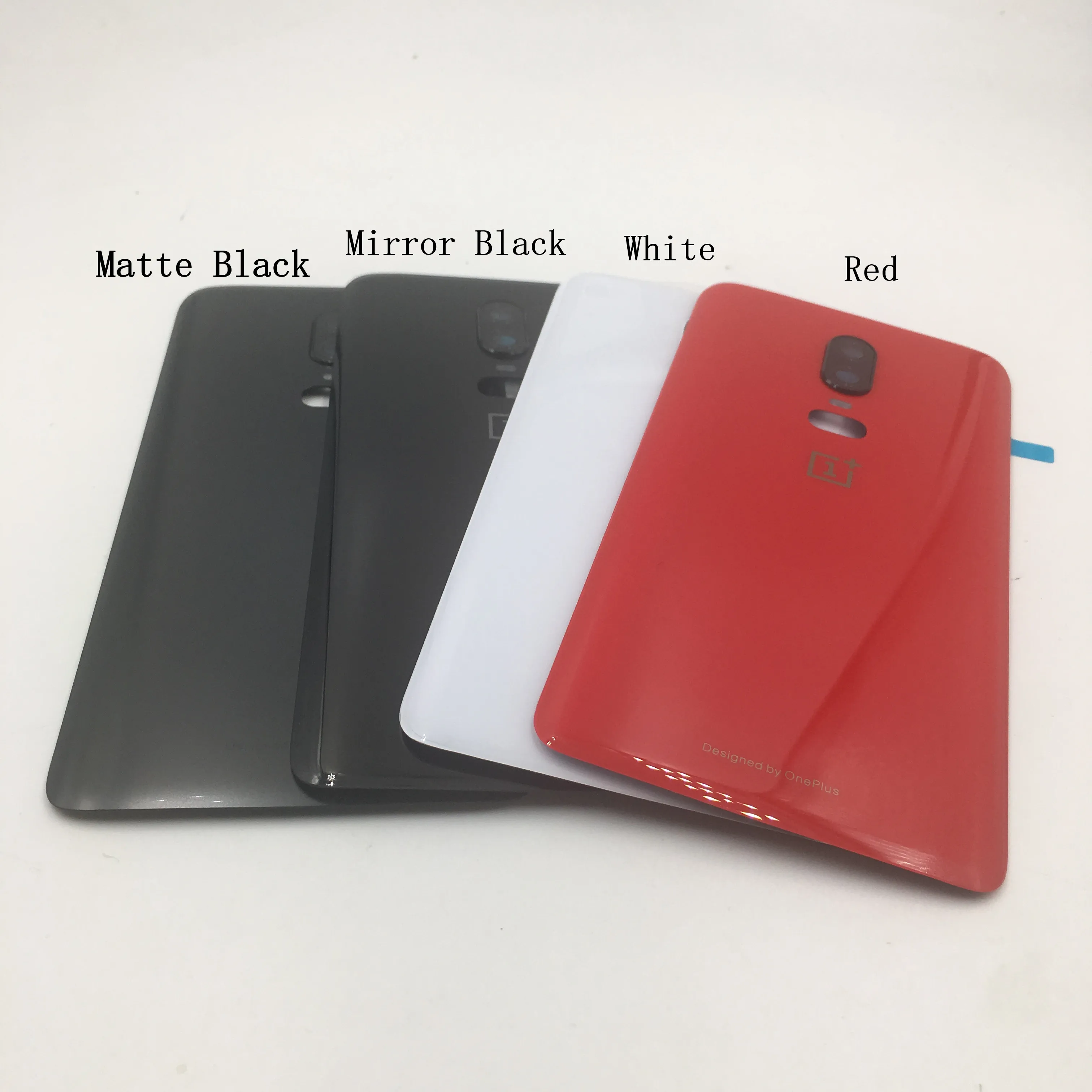 Оригинальное 3D стекло для Oneplus 6 Крышка батарейного отсека чехол задняя крышка