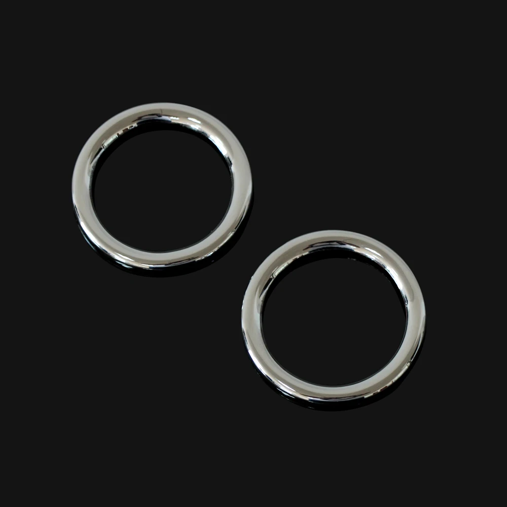 2 шт./компл. ABS хромированная отделка аудио кольцо автомобильные наклейки