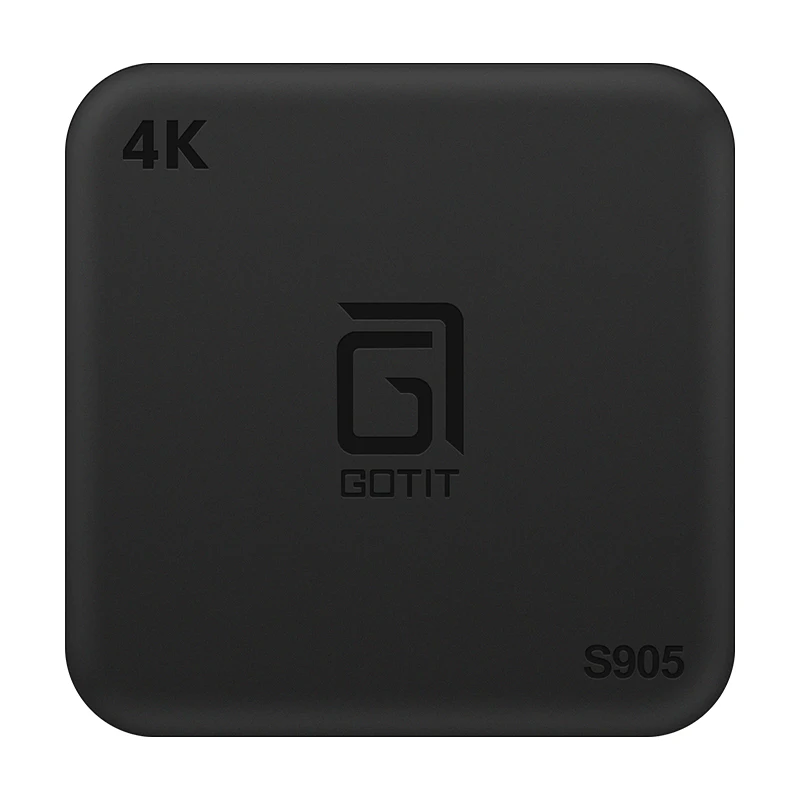 Смарт ТВ-бокс GOTIT S905 Android 7 1 ГБ/8 ГБ 2 ГБ/16 Amlogic S905W 64 бит Четырехъядерный 4K медиаплеер