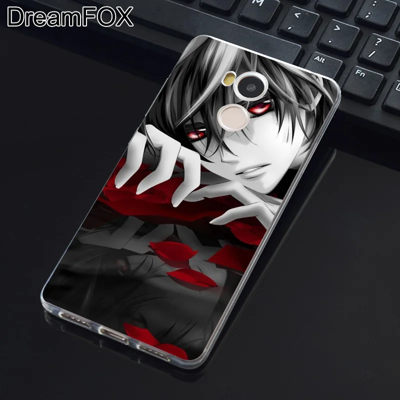 DREAMFOX K126 nime Girl Vampire Soft TPU Silicone Case Cover For Xiaomi Redmi Note 3 4 5 Plus 3S 4A 4X 5A Pro Global |