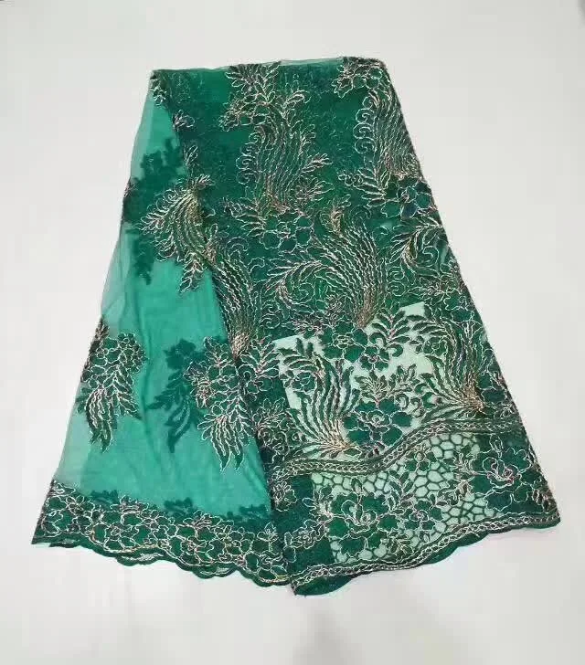 2017 fuchsia Guipure French Lace Fabric High Quality African Tulle With Stone Cheap Nigerian Fabrics For Women | Дом и сад