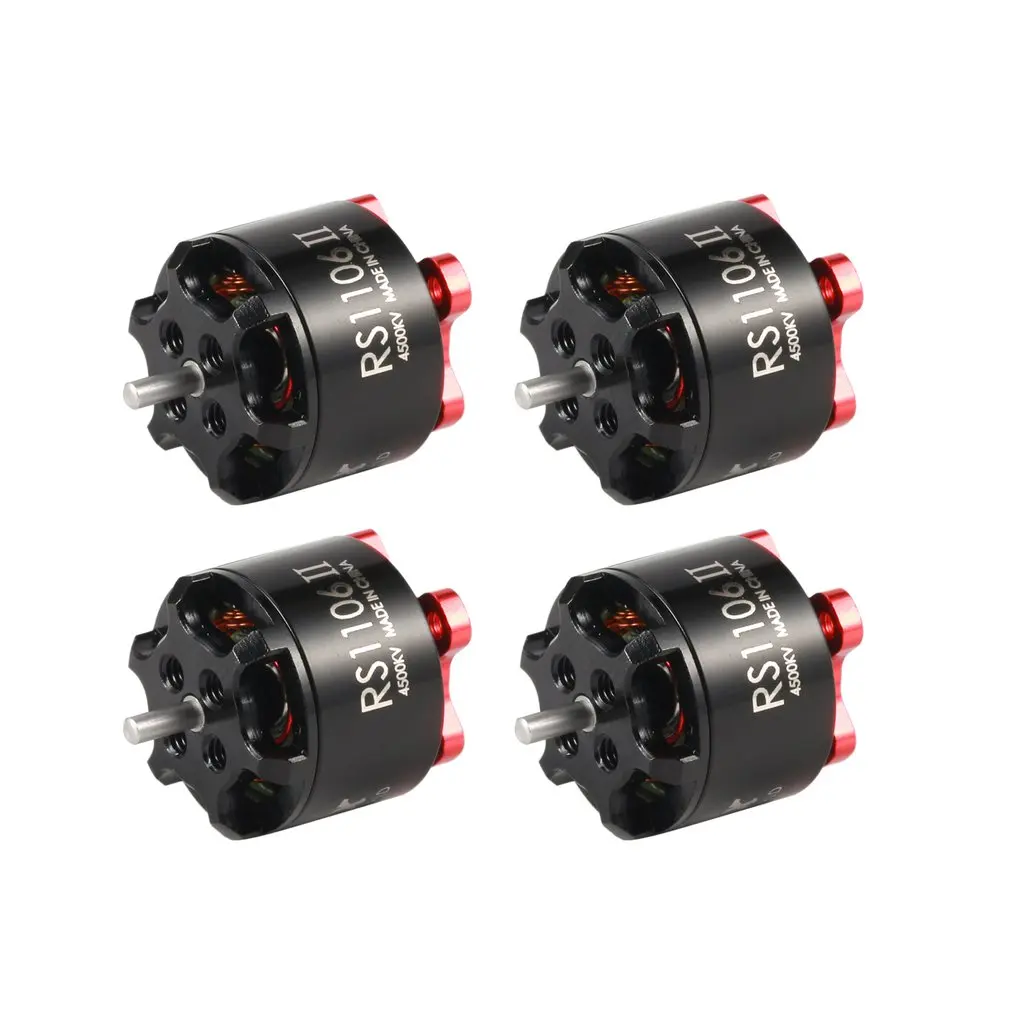 4pcs Emax RS1106II 4500KV/6000KV/7500KV 2-3S Lightweight Powerful Brushless Motor For Micro FPV Racing RC Drone Quadcopter Parts | Игрушки и