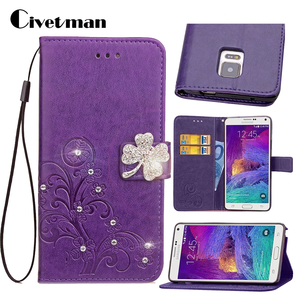 Чехол для телефона Samsung Galaxy Note 4 Note4 IV SM N9100 5 7 &quot откидной из искусственной кожи с