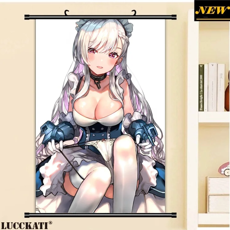 40X60 см Azur переулок Bilan Hangxian игра cameltoe Сексуальная лоли мультфильм аниме Настенная картина плакат прокрутки ткань холст живопись 25