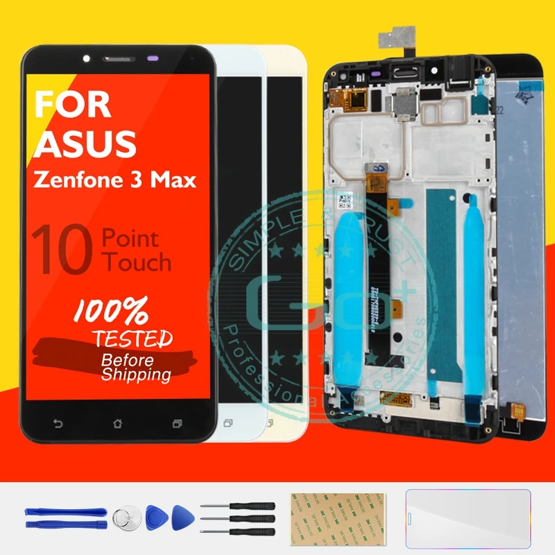 Оригинальный экран для Asus Zenfone 3 Max ZC553KL ЖК-дисплей + рамка сенсорный ЖК цифровой