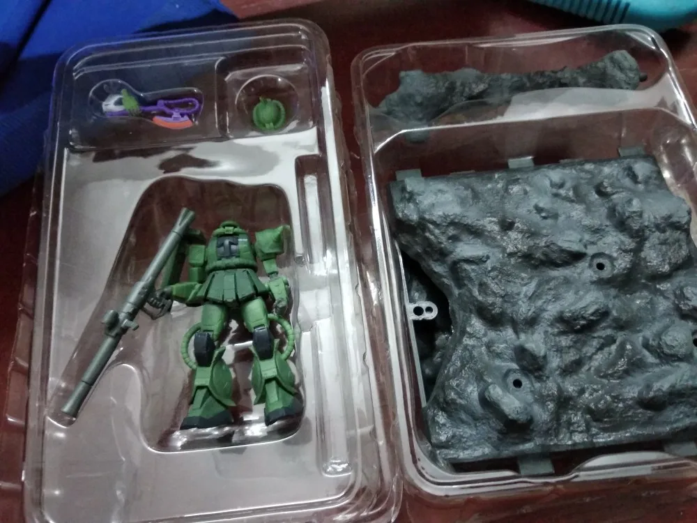 COMIC CLUB в наличии Оригинальные bandai 1/220 ZAKU II Зеленый Gundam набор декораций фигурку