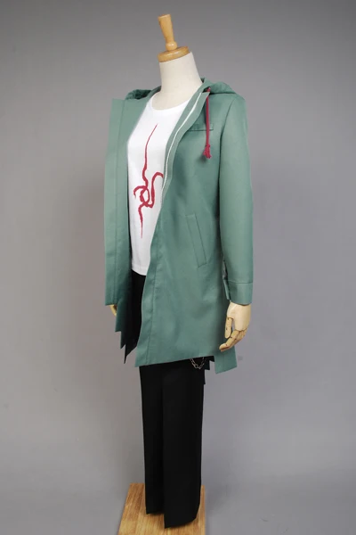 Супер Danganronpa 2 Косплей Костюм Nagito Komaeda Nagito армейская зеленая куртка только Косплей Костюм