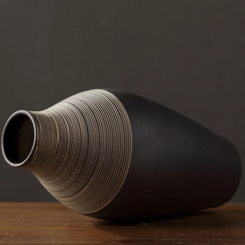 Nordic Creative Abstract ceramics vase tabletop large Handmade artwork Living room furnishings Arrangement home decor Vases | Дом и сад