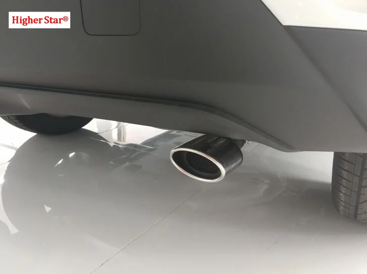 Для Toyota CHR C-HR- Высокое качество нержавеющая сталь автомобиля двойные трубы глушители, выхлопная труба выход украшения хвост горло