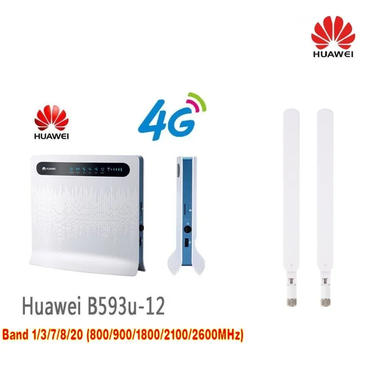 Комплект из 100 шт. беспроводной маршрутизатор Huawei B593u 12 4G LTE CPE шлюз Мбит/с точка