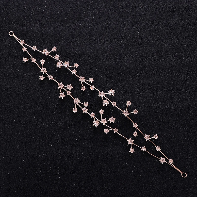 

Fashion Gold Crystal Wedding Tiara Princess Headband Hair Jewelry Bridal Headpiece Hair Accessories FD724