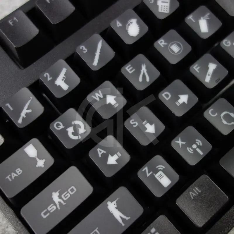 Колпачки для ключей CSGO Keyset Cherry MX Key caps Для коммутаторов с подсветкой Механическая