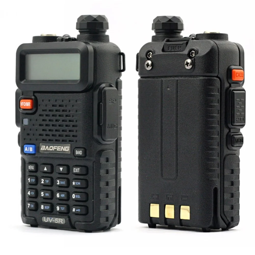 2 шт. BaoFeng UV 5R Двухдиапазонная рация VHF/UHF 136 174/400 520 МГц двухстороннее радио Ham