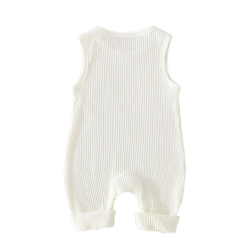 WEIXINBUY 2019 Hot Sale Newborn Infant Baby Boy Girl Rainbow Print Sleeveless Rompers Kids Jumpsuit Clothes |