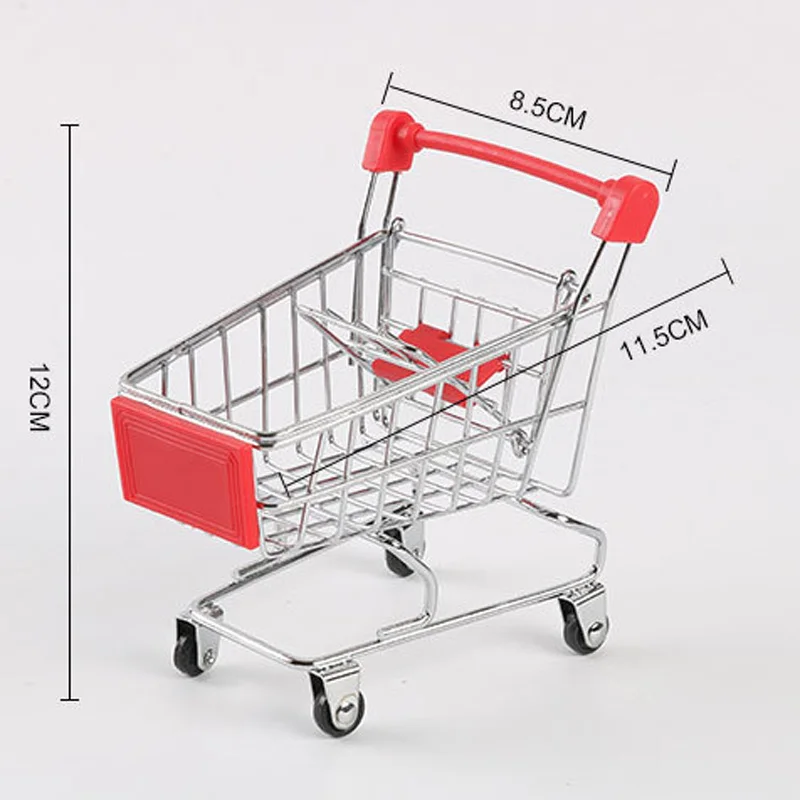 5 видов цветов Детские симуляционные мини игрушки для покупок складные тележки