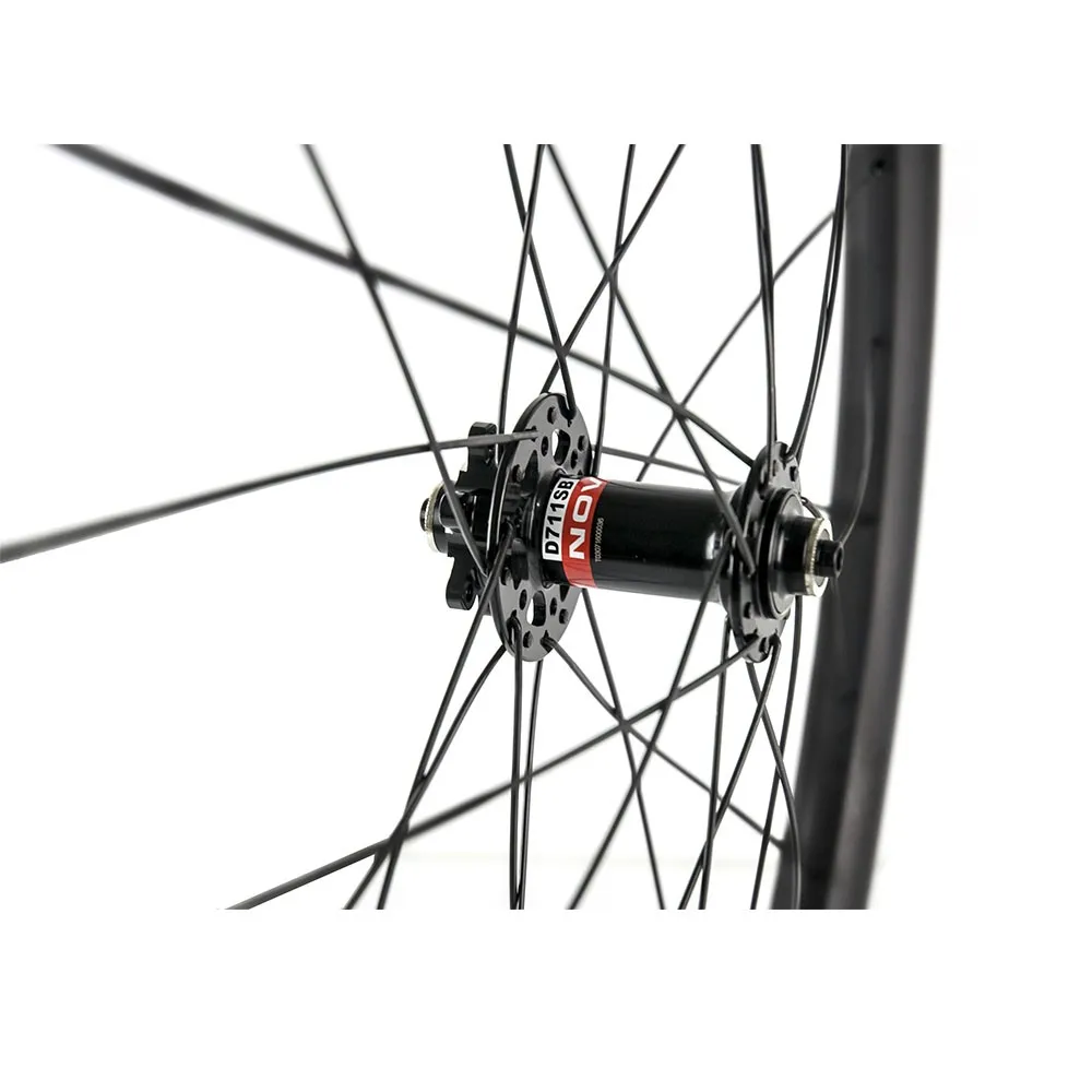 29ER MTB XC карбоновые колеса бескамерные готовые 27 мм ширина 25 глубина бесконтактный