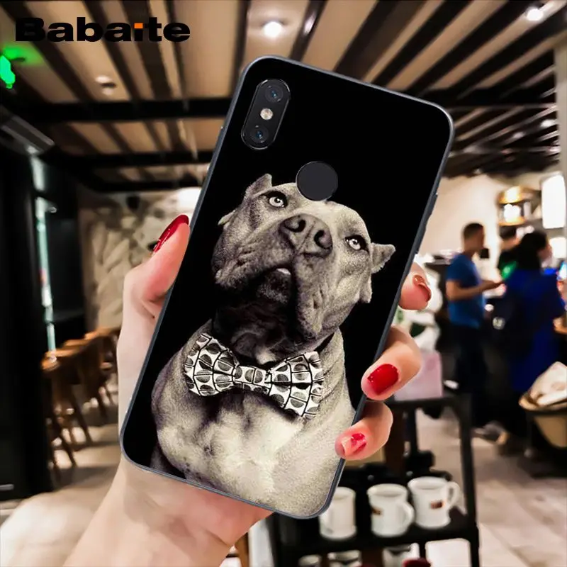 A6 Babaite питбуль прекрасная собака защитный чехол для телефона для Xiaomi MiA1 A2 lite F1 Redmi8 6A 4X 5Plus S2 Note7 8Pro 5A 7A - Цвет: A6