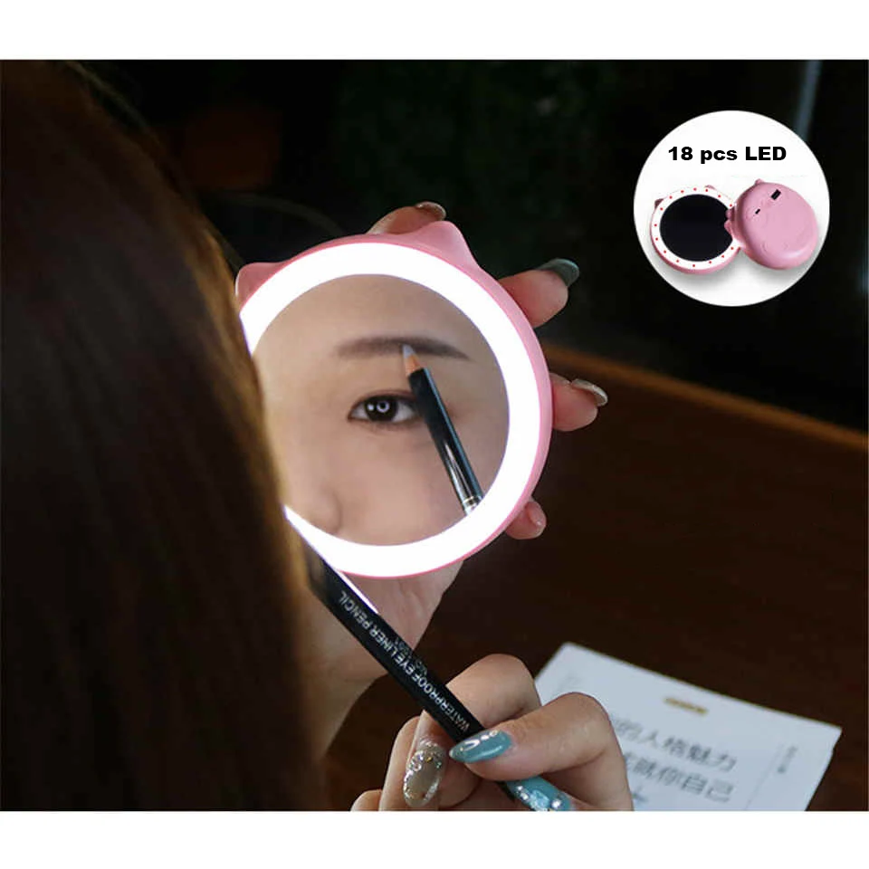 USB перезаряжаемая портативная осветительная светодиодная вспышка для селфи