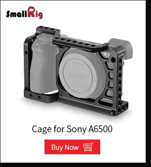 SmallRig деревянная рукоятка для sony A6000/A6300/A6500 ILCE-6000/ILCE-6300/ILCE-6500 клетка 1661 1889 1970