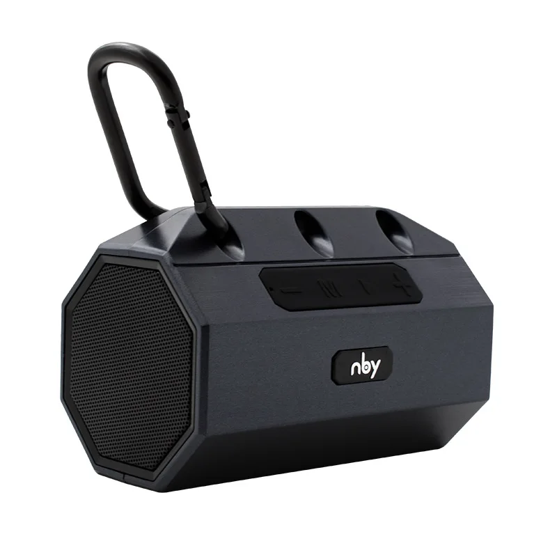 Navy blue NBY мини беспроводной Bluetooth динамик Портативный Водонепроницаемый Открытый громкий динамик Поддержка TF карты 3D стерео HiFi звуковые коробки fm-радио - Цвет: Navy blue
