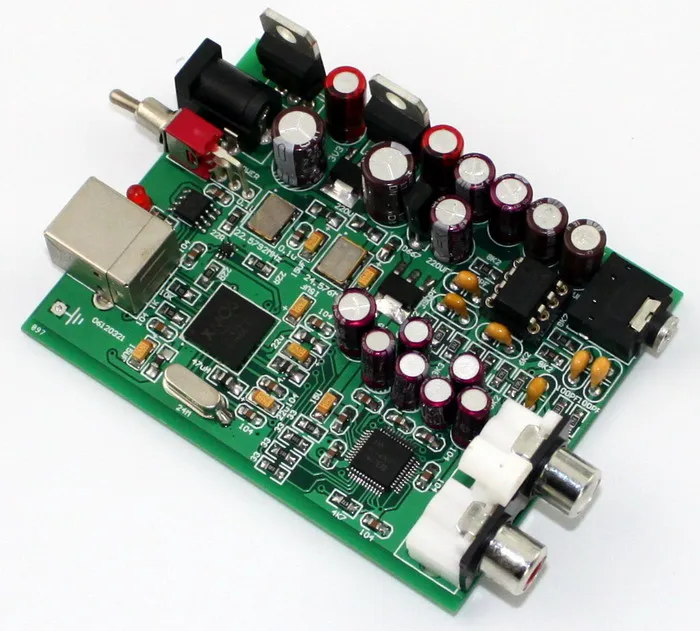 Новый декодер XMOS U8 + AK4490 AMP NE5532 USB DAC звуковая карта выход для наушников Поддержка PCM