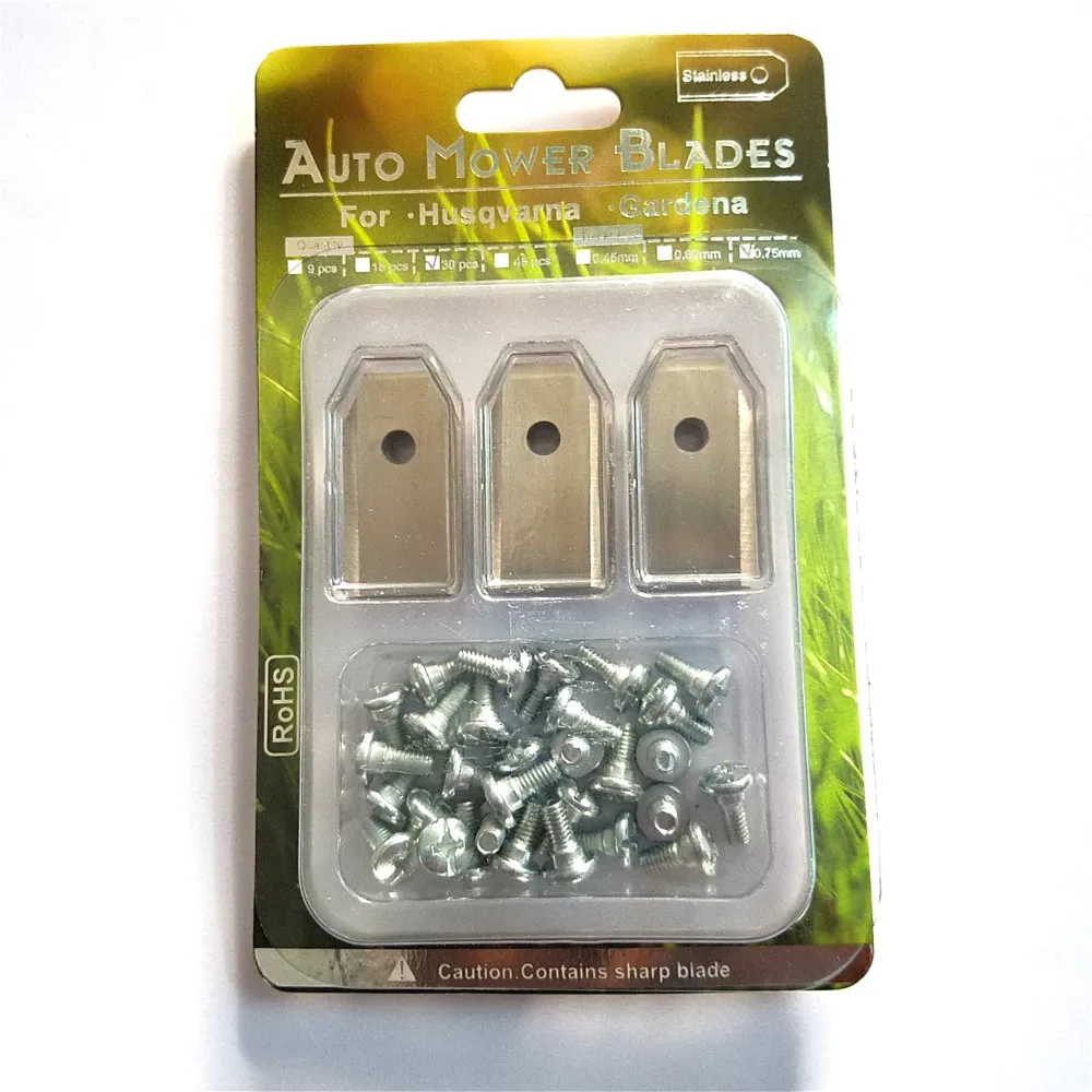 

Сменные лезвия для газонокосилки Autopower, 30 шт., 0,75 мм