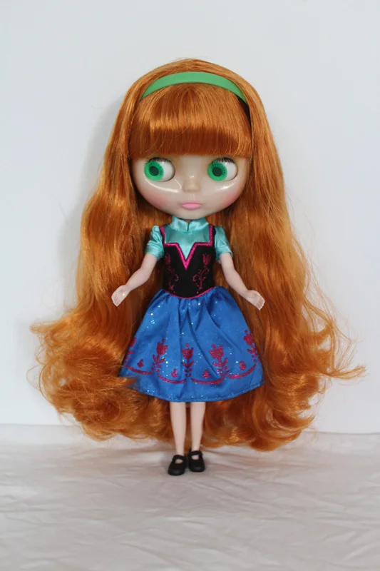 Бесплатная доставка прозрачная Детская кукла сделай сам Обнаженная блайз