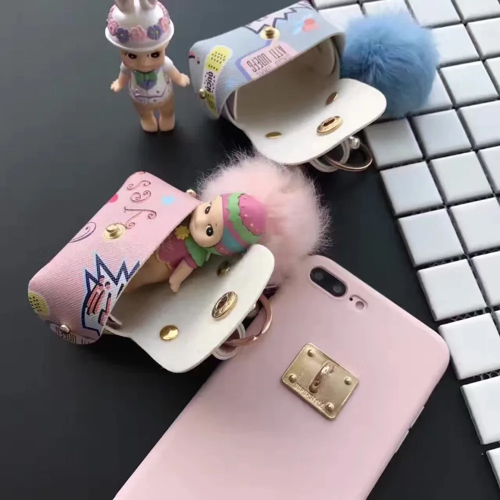 Для iPhone 6 s 7 Плюс Luruxy цвета конфеты монет кошелек кулон мягкие силиконовые телефон