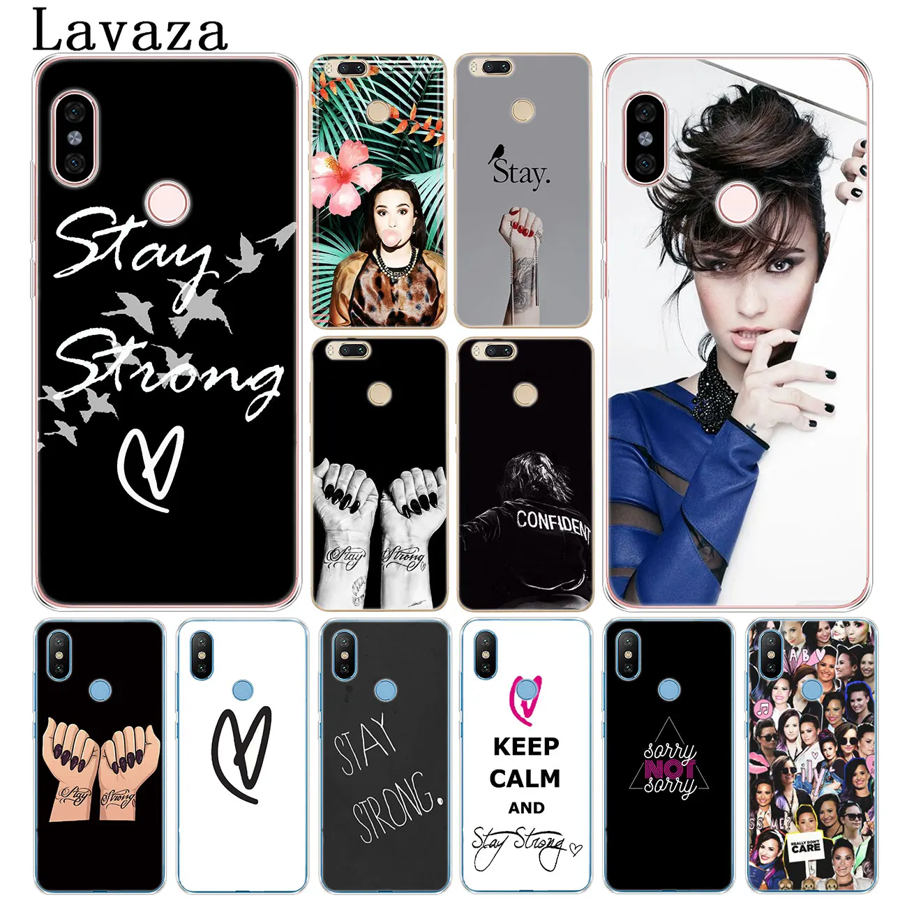 Твердый чехол для телефона Lavaza Demi Lovato Stay strong Xiaomi Redmi K20 8A 7A 6A Note 8 8T 7 5 6 Pro 4