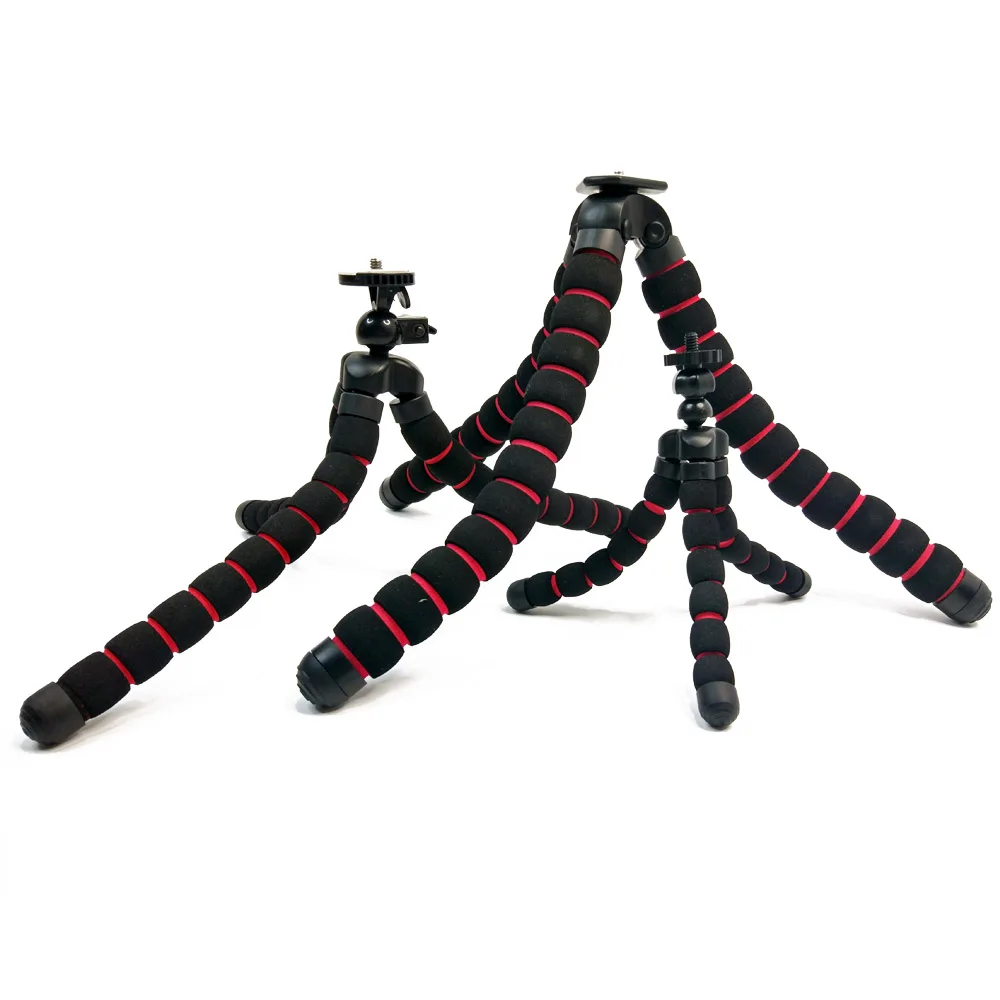 Большой Размеры осьминог штатив с держатель Gorillapod монопод для Gopro SJCAM Yi 4 К Nikon Canon
