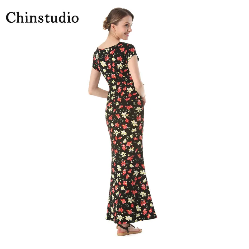 Chinstudio летние шорты рукавом Sexy v-образным вырезом с принтом праздничное пляжное