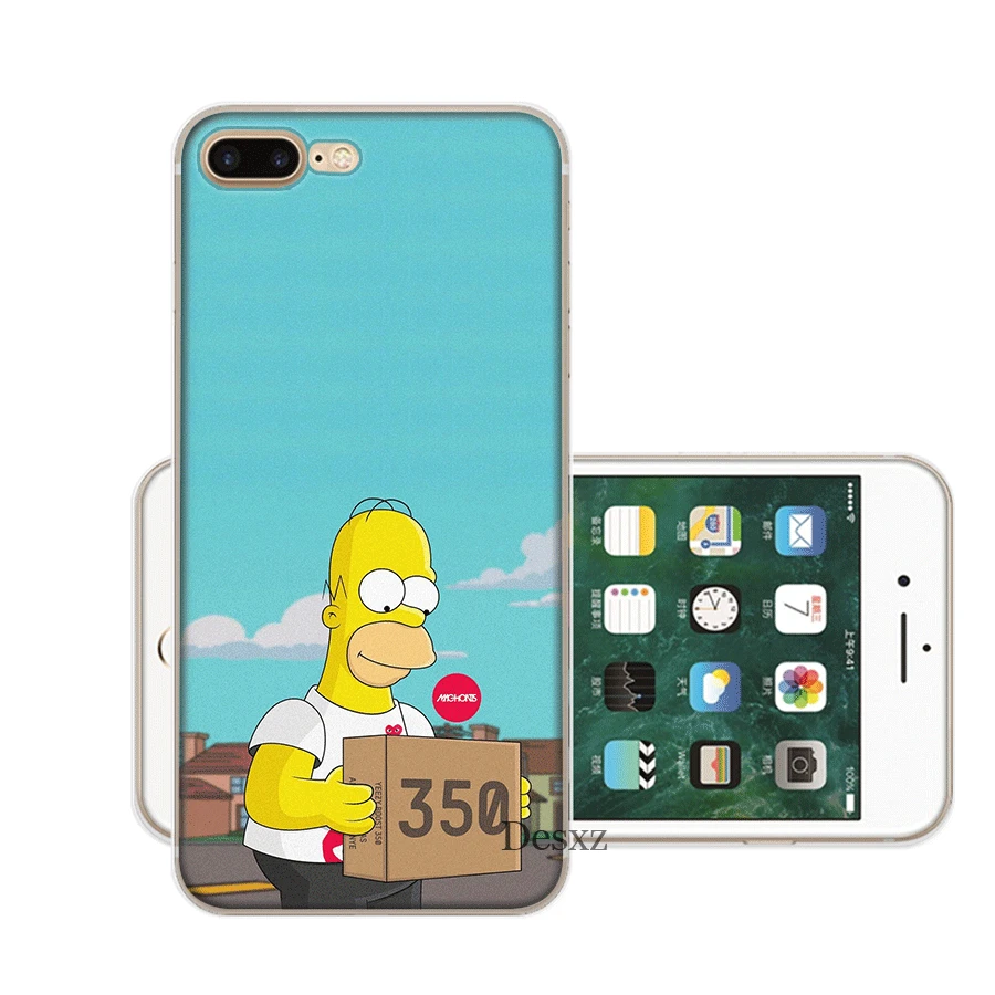 Mobile Phone Case for iPhone 11 Pro XR X XS Max 6 6S 7 8 Plus 5 5S SE Cover Simpson Shell Protection |