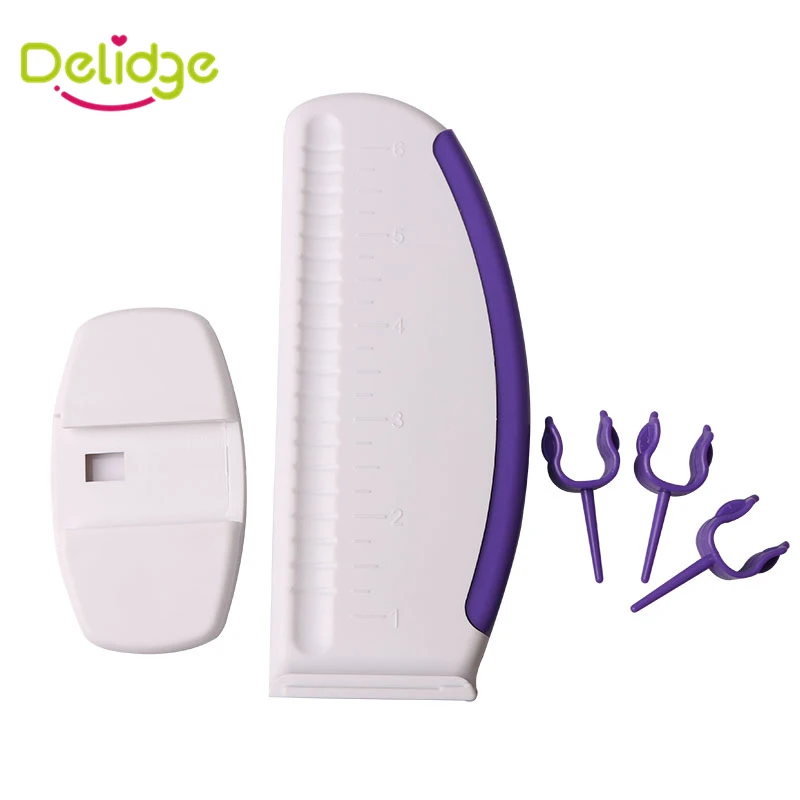 Delidge 1 шт. пластиковая линейка для торта маркер сделай сам декоративная декоратор