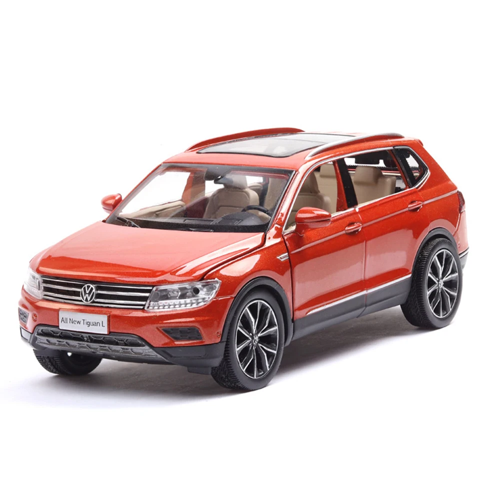 1:32 Tiguan L машина Diecasts игрушечные транспортные средства горячая модель колеса