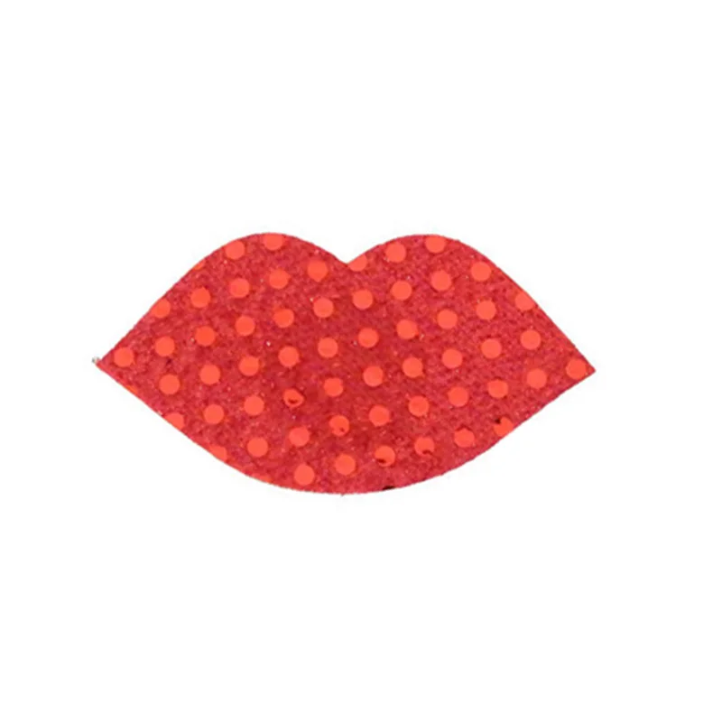 Женский чехол для сосков с красными губами сексуальные чехлы блестками