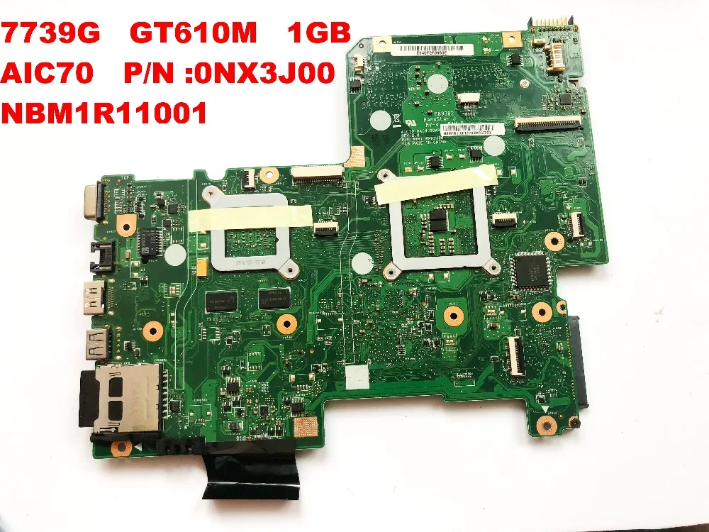 Оригинальная материнская плата для ноутбука ACER 7739G GT610M 1 ГБ AIC70 PN 0NX3J00 NBM1R11001
