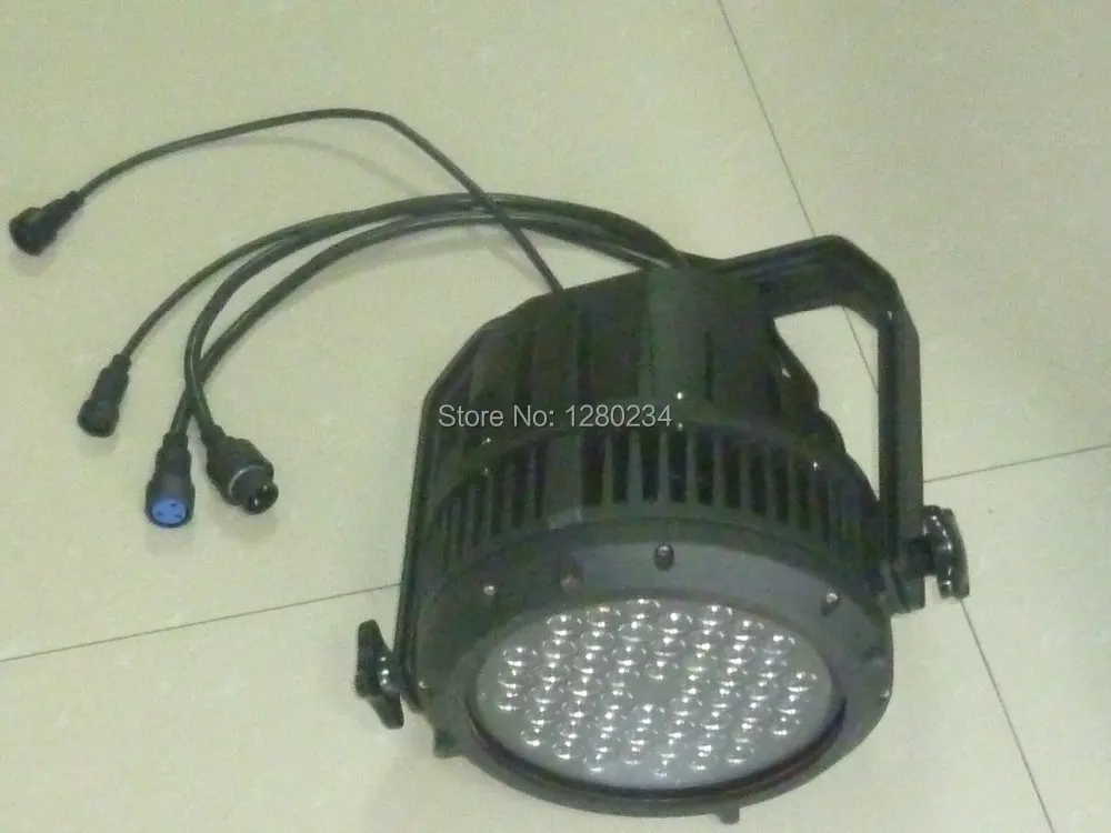 Ip65 алюминий 54 шт. * 3 Вт RGBW водонепроницаемый led par lihgt для наружного бар мыть dj