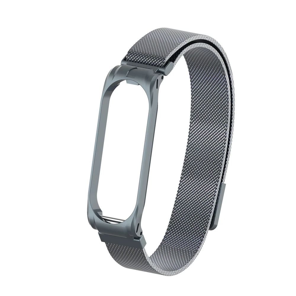 Для mi band 4 3 ремешок металлический магнитный браслет для Xiaomi mi band 4 умный браслет Сменные аксессуары для Xiao mi band 4