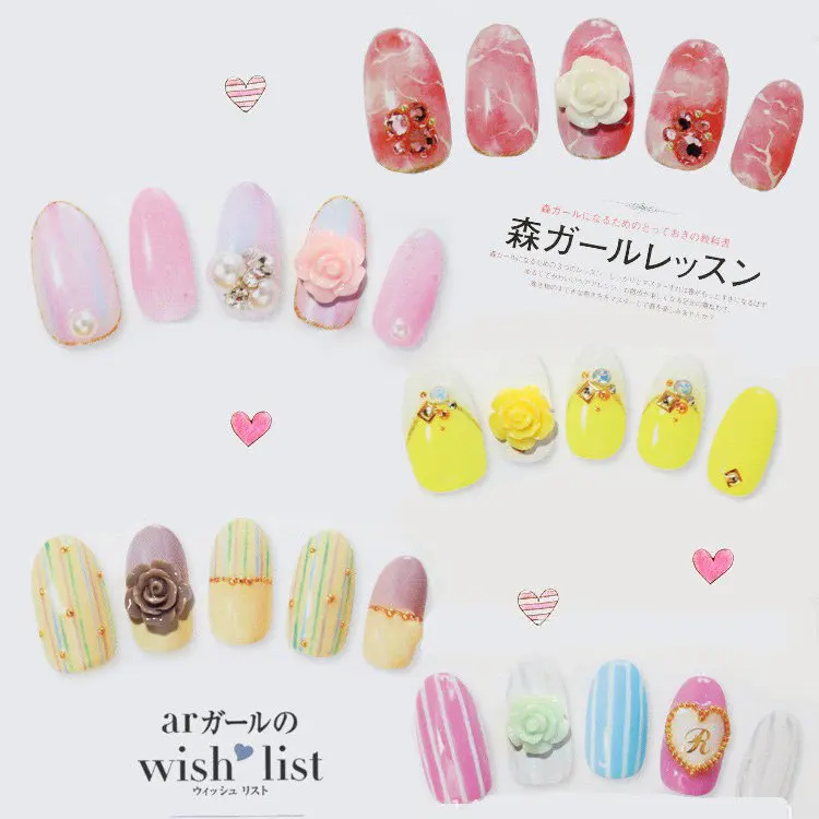 100 шт./лот смесь случайных цветов полимерные Розы Цветочные украшения для ногтей |