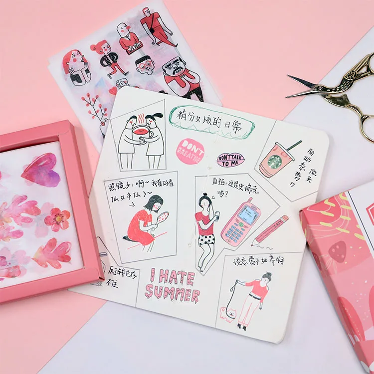 Летняя серия Overture Bullet Journal декоративные из рисовой бумаги наклейки Скрапбукинг этикетка-наклейка дневник Канцелярские Стикеры для альбомов