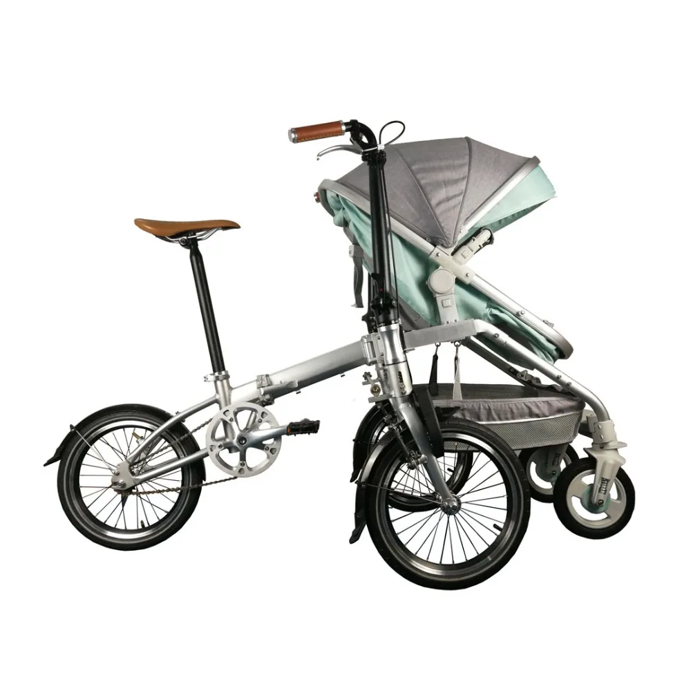 Складной велосипед для отдыха родителей и детей прогулочный Pedicab матери ребенка 2