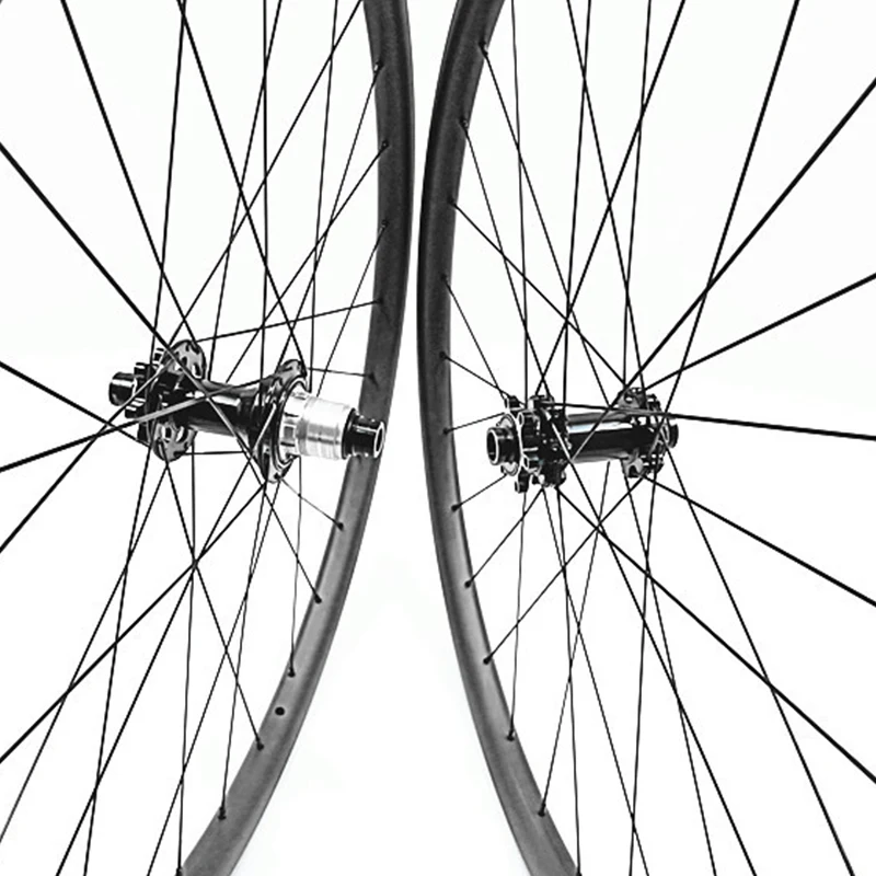 27 мм бескамерные карбоновые колеса 29er Углеродные mtb передние 100x15 задние 148x12