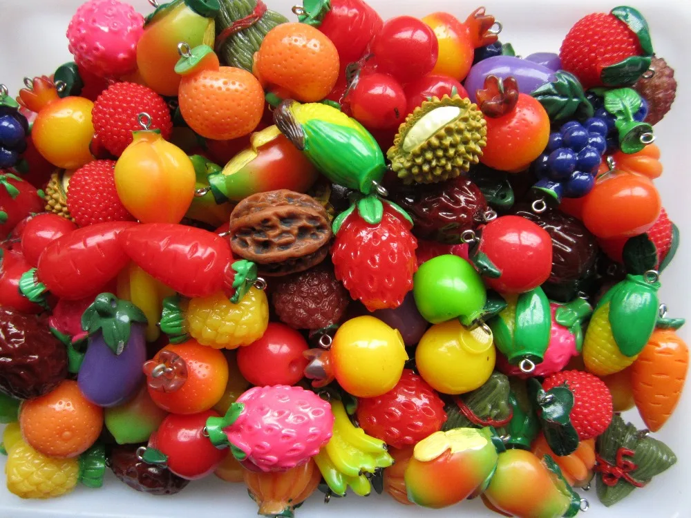 Набор фруктовых и овощных 3d-рисунков для телефона Rena! Смешанный набор из 10